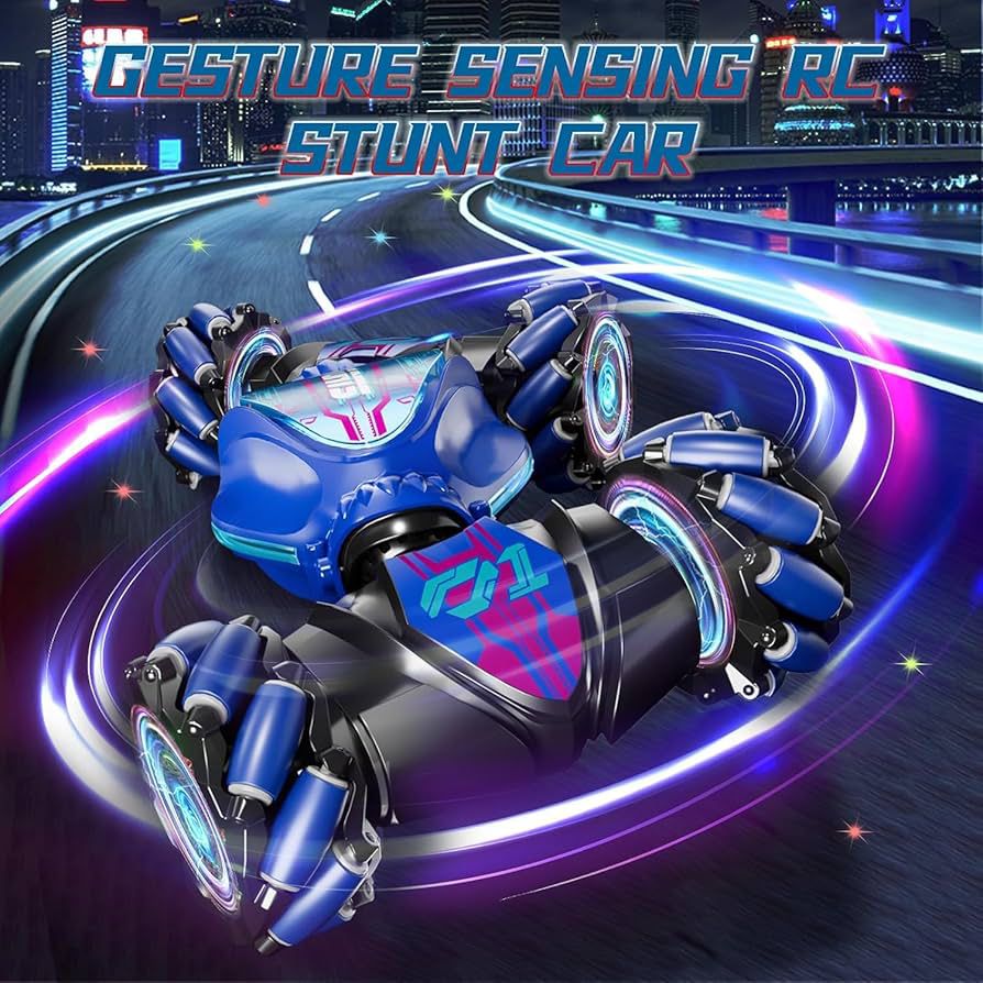 Remote Control Climbing Stunt Car with Wrist Watch Control (8+ Years)