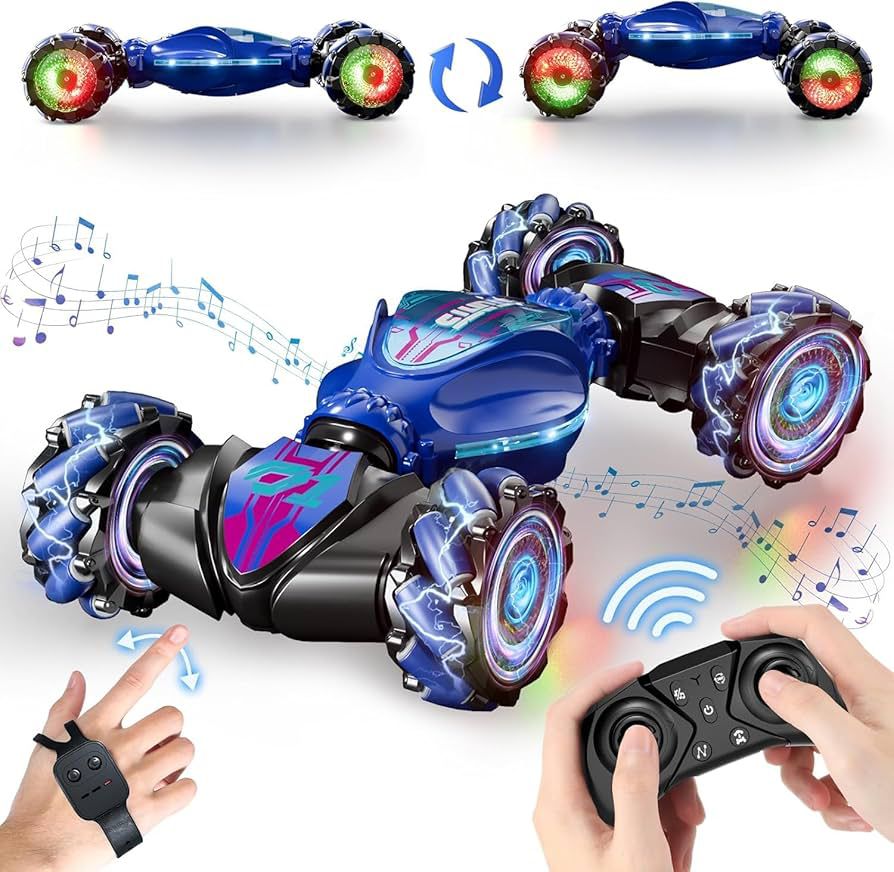 Remote Control Climbing Stunt Car with Wrist Watch Control (8+ Years)