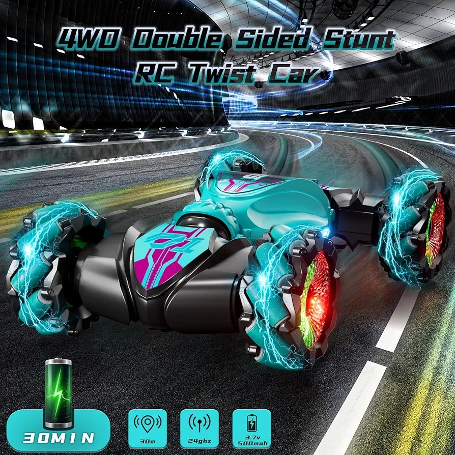 Remote Control Climbing Stunt Car with Wrist Watch Control (8+ Years)