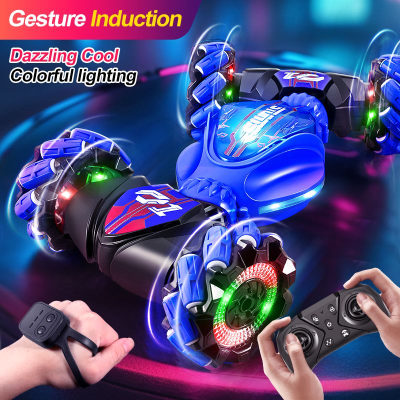 Remote Control Climbing Stunt Car with Wrist Watch Control (8+ Years)