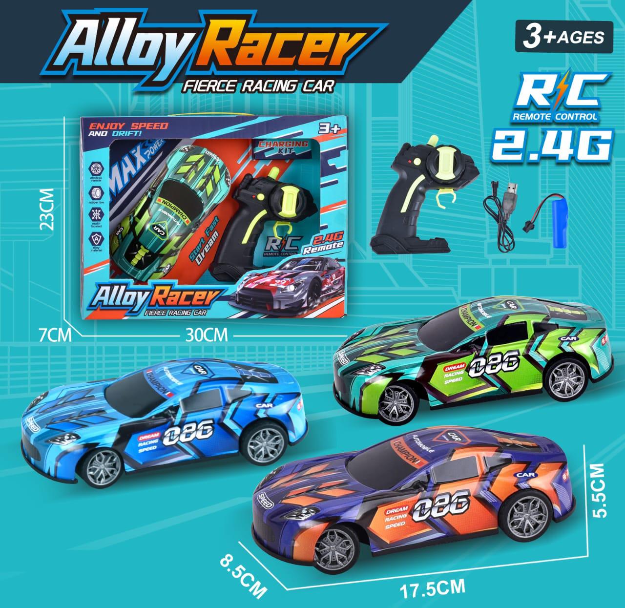 Alloy Racer 2.4G RC Car for Kids (3+ Years)