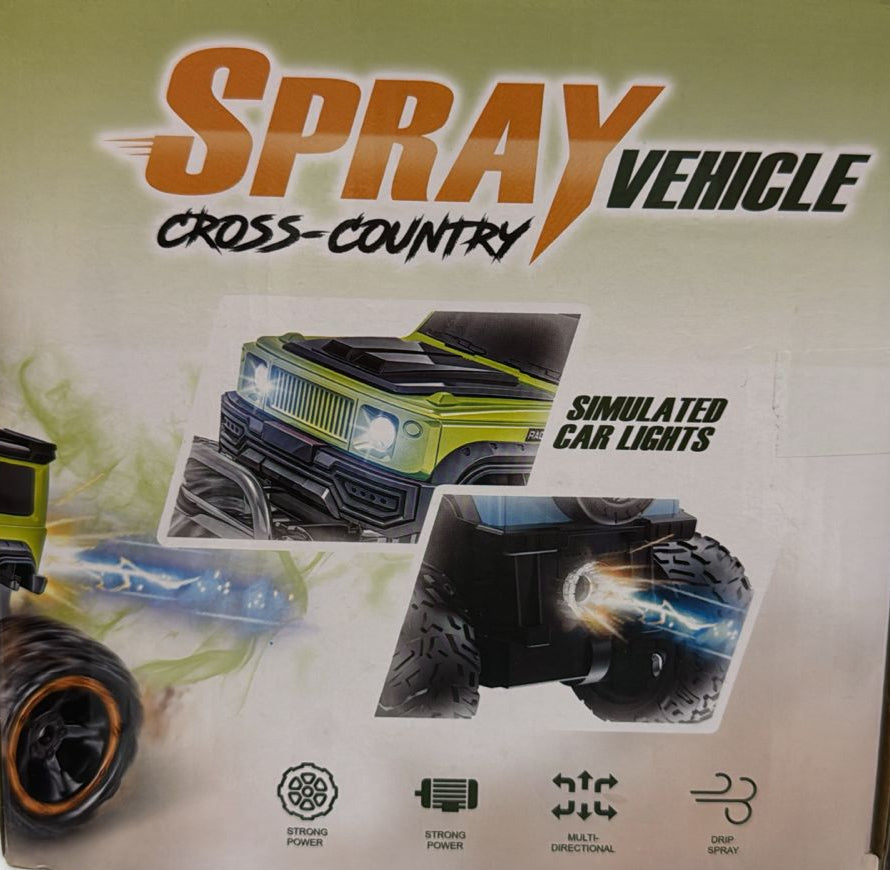 Cross-Country RC Spray Vehicle with Mobile Bluetooth Control (3+ Years)