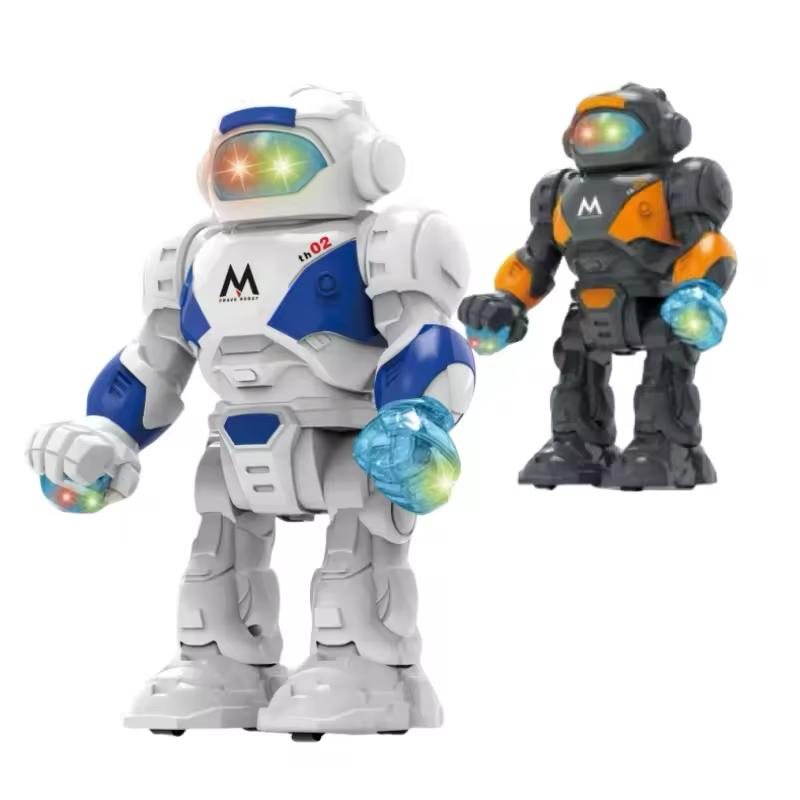 Robot Warrior with 3 Adjustable Modes Lights, Music, Walking & Swinging Arms (3+ Years)