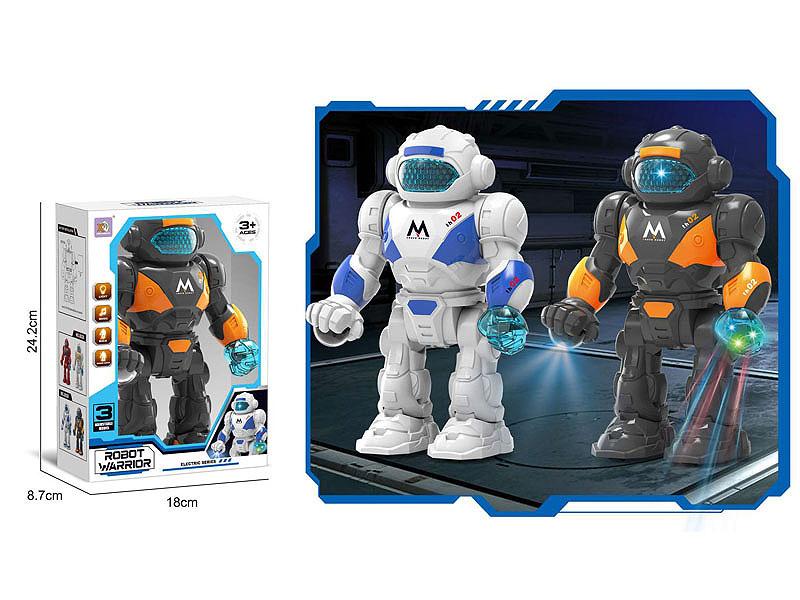 Robot Warrior with 3 Adjustable Modes Lights, Music, Walking & Swinging Arms (3+ Years)