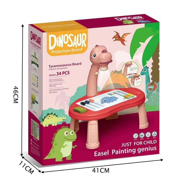 Dinosaur Projection Drawing Board with 34 Pcs (3+ Years)