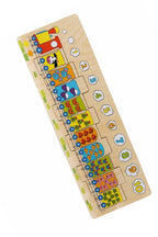 Counting Train or Caterpillar 10-Piece Wooden Puzzle for Kids (2+ Years)