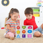 Wooden Shapes & Colors Recognition Puzzle (2+ Years)