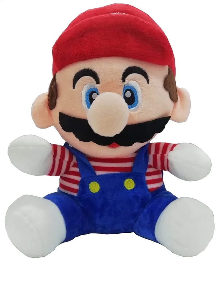 Premium Kawaii Super Mario Soft Plush Toy (1+ Year)