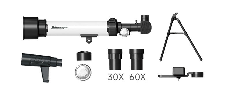 Astronomical Telescope with 30X & 60X Lens for Kids (8+ Years)