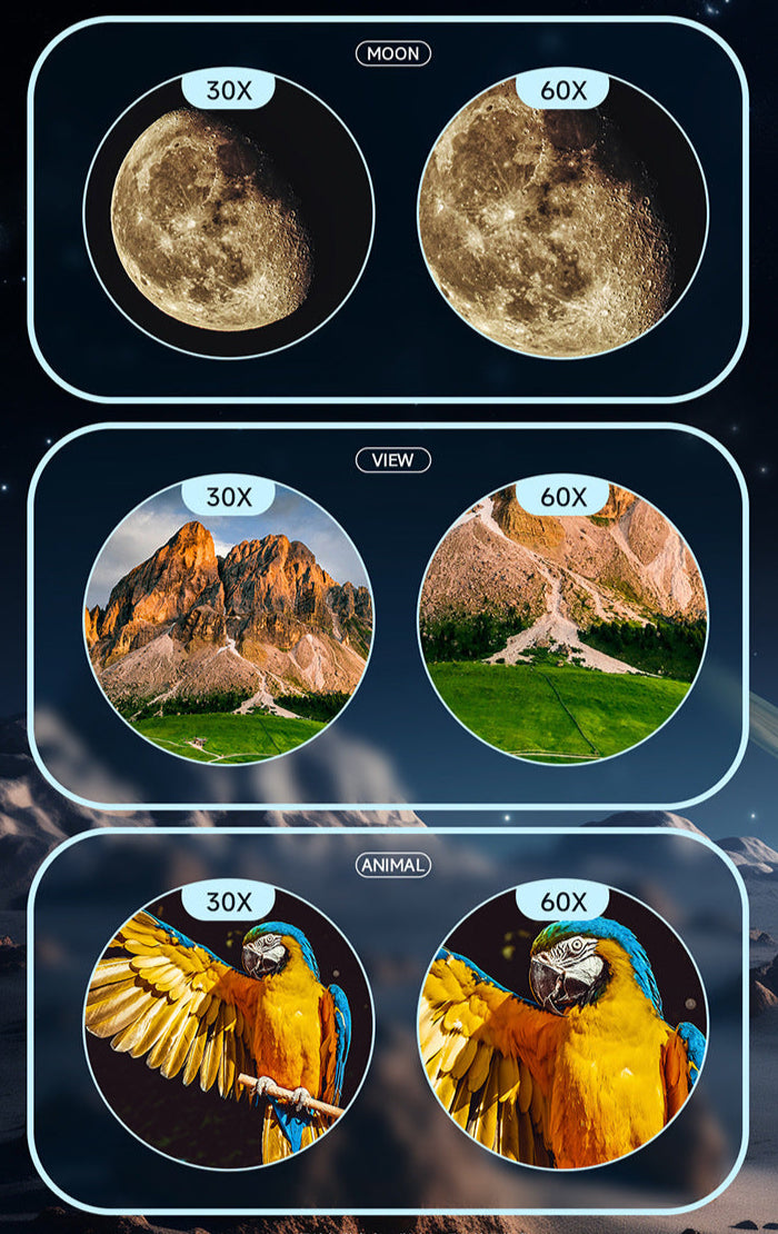 Astronomical Telescope with 30X & 60X Lens for Kids (8+ Years)
