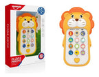 Educational Lion Shape Puzzle Mobile Phone with Music, Sounds & Cognitive Skill Training for Toddlers (18+ Months)