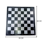 Premium 2-in-1 Chess & Checkers Magnetic Travel Folding Set for Kids & Adults (3+ Years)