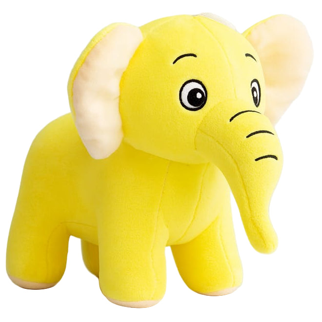 Premium Yellow Funny Face Baby Elephant Soft Plush Toy (1+ Year)