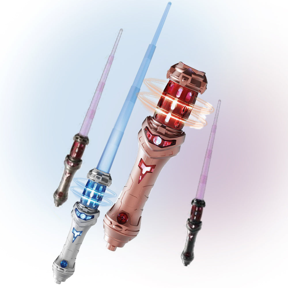 Telescopic Lightsaber Energy Sword Rechargeable with Type-C Charging, Colorful Lighting & Dynamic Sound (3+ Years)