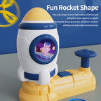 Fun Rocket Frisbee Rocket Modeling Toy with Flying Discs (3+ Years)