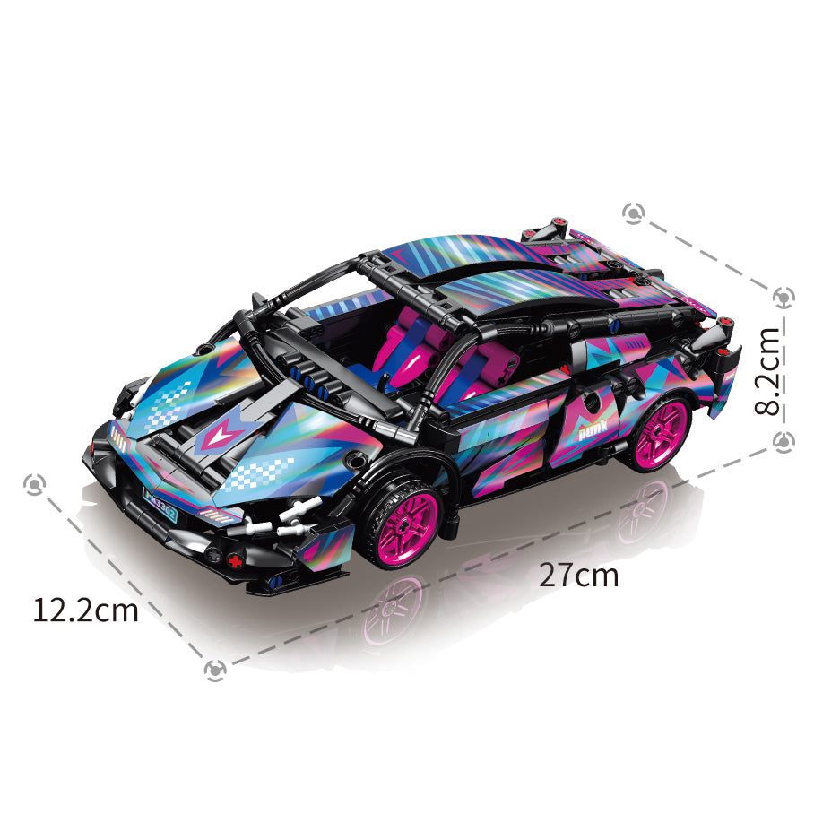 451 Piece Racing Car Speed Building Blocks for Kids (6+ Years)