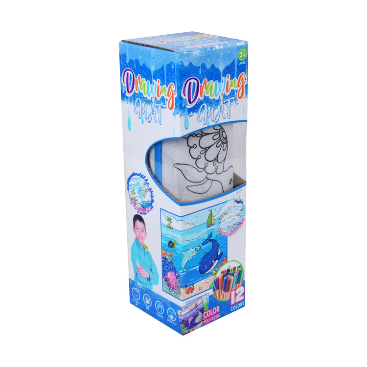 Washable Drawing Mat With 12 Color Pens (3+ Years)