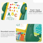 Dino Colorful Magnetic Educational & Drawing Two-Sided Board for Kids (3+ Years)