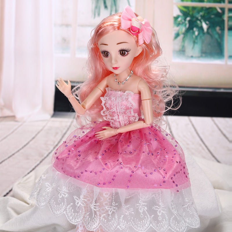 15.7-Inch Fashion Story Princess Doll with Sparkling Dress & Soft Hair for Girls (3 + Years)