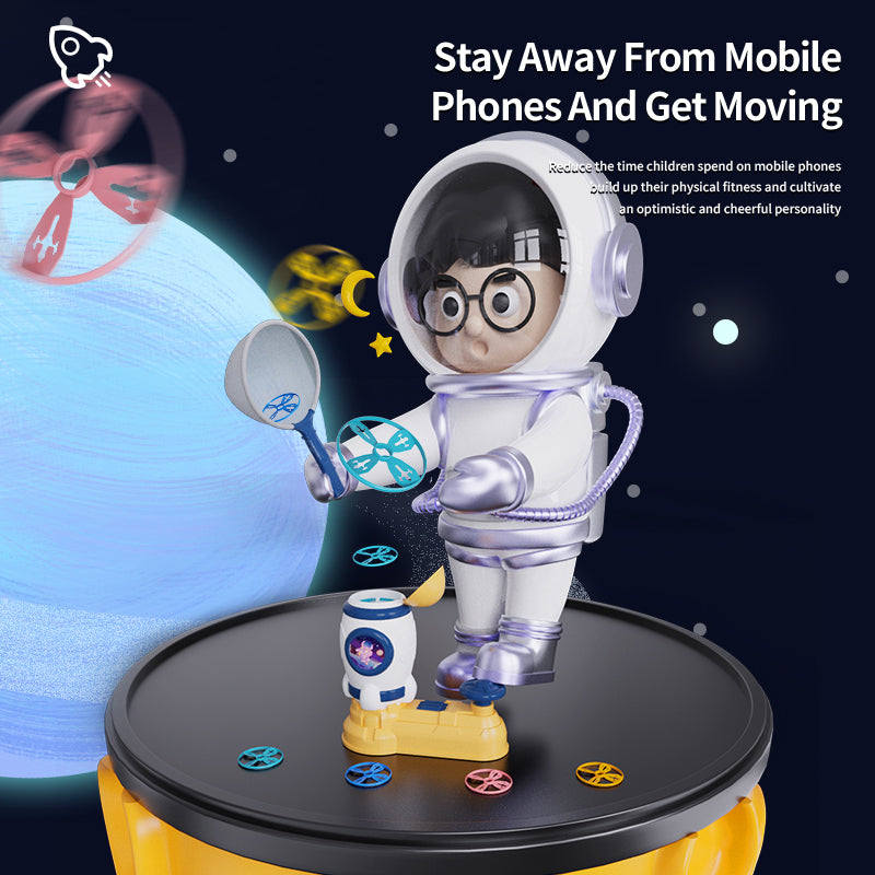 Fun Rocket Frisbee Rocket Modeling Toy with Flying Discs (3+ Years)